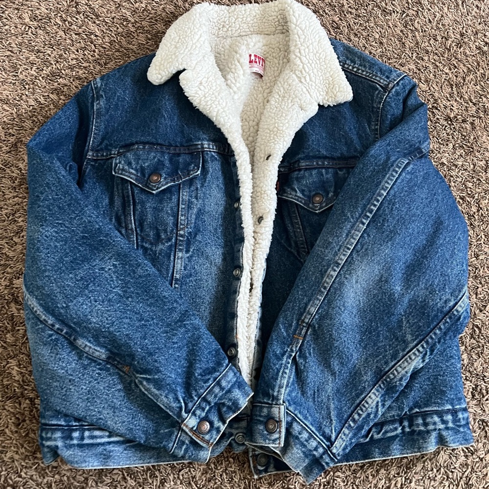 LEVIS vintage authentic sherpa jean jacket